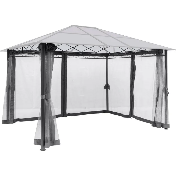 KONIFERA Pavillonseitenteil Moskitonetz, 300x360 cm, für Pavillon „Nizza“, Insektenschutz aus Polyester, 2 Seitenteile