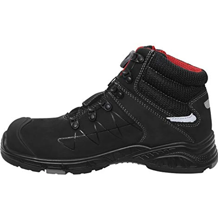 JORI Sicherheitsschuhe jo Max BOA Mid S3, Damen und Herren, Sneaker, sportlich, leicht, Schwarz, Kunststoffkappe - Größe 38 – Bild 5
