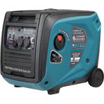 Könner & Söhnen Inverter-Generator KS 4000iE S ATS tragbare Energiequelle Strom, Benzin-Inverter-Generator mit reiner Sinuswelle, ECO-Modus, 230 V, 4 kW, schwarz