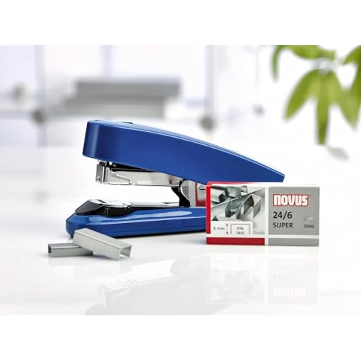 Novus Tools HK24/620000 Heftklammern, Standardheftklammern mit 6 mm Schenkellänge für Papierstapel bis 30 Blatt – Bild 2