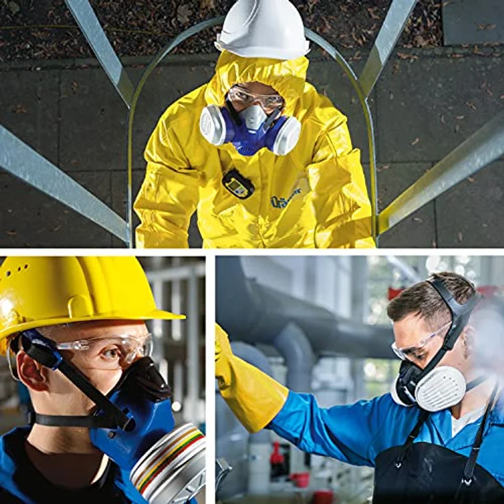 Dräger Schutzbrille X-pect 8320 | Leichte Sicherheitsbrille mit großem Sichtfeld | Für Baustelle, Werkstatt, Fahrrad-Fahren, Joggen | Klar, Kratzfest und beschlagfrei | 1 St. – Bild 6