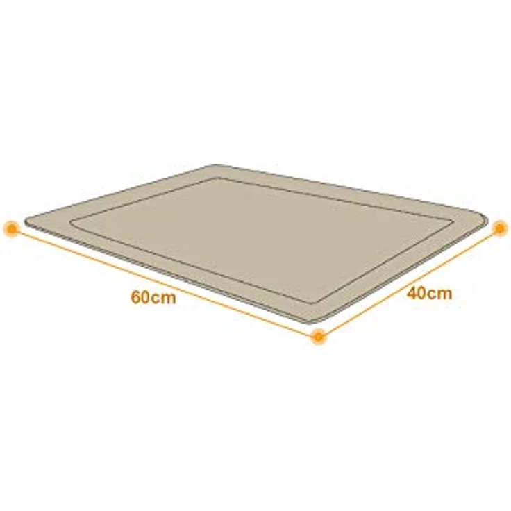 RAIKOU Hundedecke Katzendecke Haustier-Decke mit Plüsch Kissen Fleece-Decke/Tier Schlafdeck Hundebett Haustierbett, waschbar und rutschfest（Dunkelrot Melange,60x40cm – Bild 4