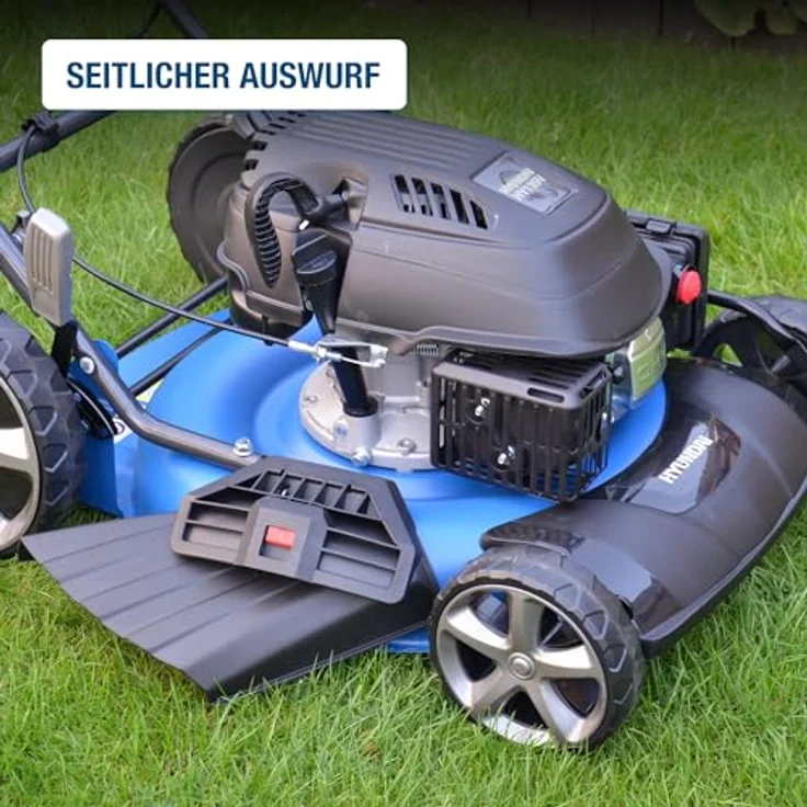 HYUNDAI Benzin-Rasenmäher LM5103G M, Mulchmäher mit 51 cm Schnittbreite, 3.9 PS, ohne Radantrieb – Bild 4