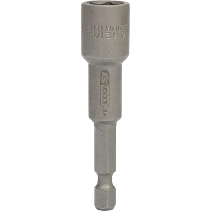 KS Tools 122.2103 1/4" Einschraubwerkzeug, magnetisch, 10mm x 60mm, Spezial-Werkzeugstahl, für Hand- und Elektroschrauber – Bild 3