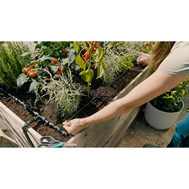 GARDENA Micro-Drip-System Tropfbewässerung Set Hochbeet-Beet (35 Pflanzen) - Preisvergleich – Bild 3
