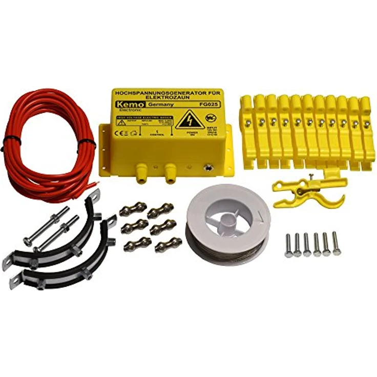 Kemo-Electronic Hochspannung Marder & Waschbär Abwehr Schutz FG025SET für Regenrinne & Co Kemo – Bild 2