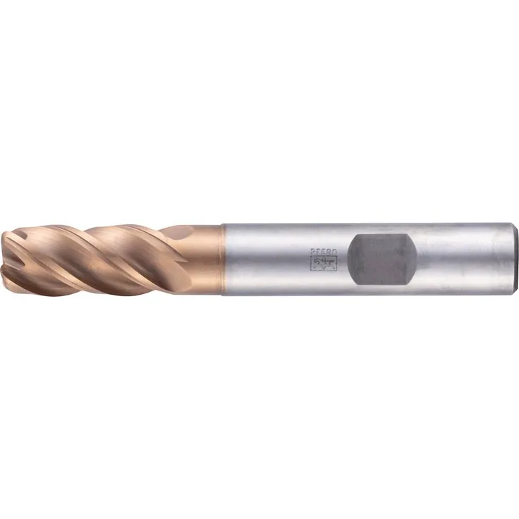 PFERD TOOLS Vollhartmetallfräser 23000932, 72mm Länge, 22mm Arbeitslänge, 10mm Schaftdurchmesser, für rostfreie Materialien