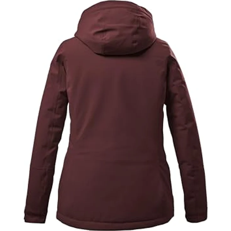 Killtec Anorak KOW 140 WMN JCKT DUNKELWEINROT, Damen Funktionsjacke mit 10.000 mm Wassersäule – Bild 3