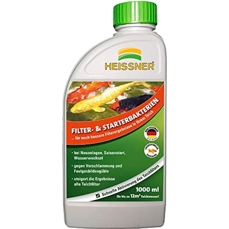 Heissner Teichpflege Filter- & Start-BAKTERIEN, 1000ml