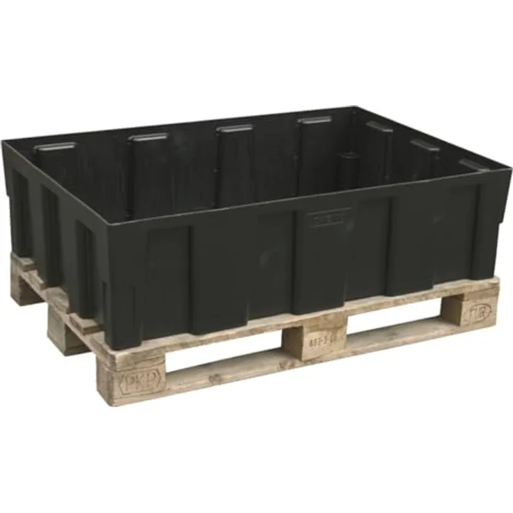 CEMO EURO-PE-Auffangwanne 250/2, 250 l Auffangvolumen mit Zulassung, Außenmaße 1205 x 805 x 330 mm