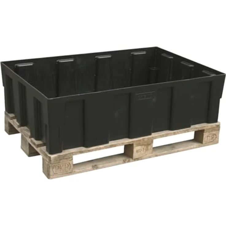 CEMO EURO-PE-Auffangwanne 250/2, 250 l Auffangvolumen mit Zulassung, Außenmaße 1205 x 805 x 330 mm