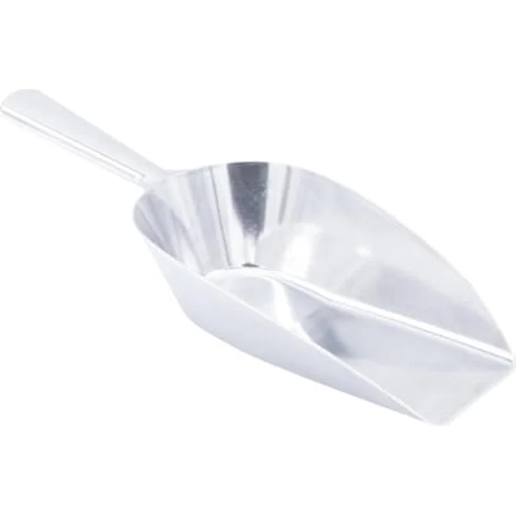 Horizont KAMER Aluminium-Futterschaufel flach, 2,5 kg, leicht und widerstandsfähig für Rind, Ziege, Pferd, Schwein, Geflügel, Schaf – Bild 5