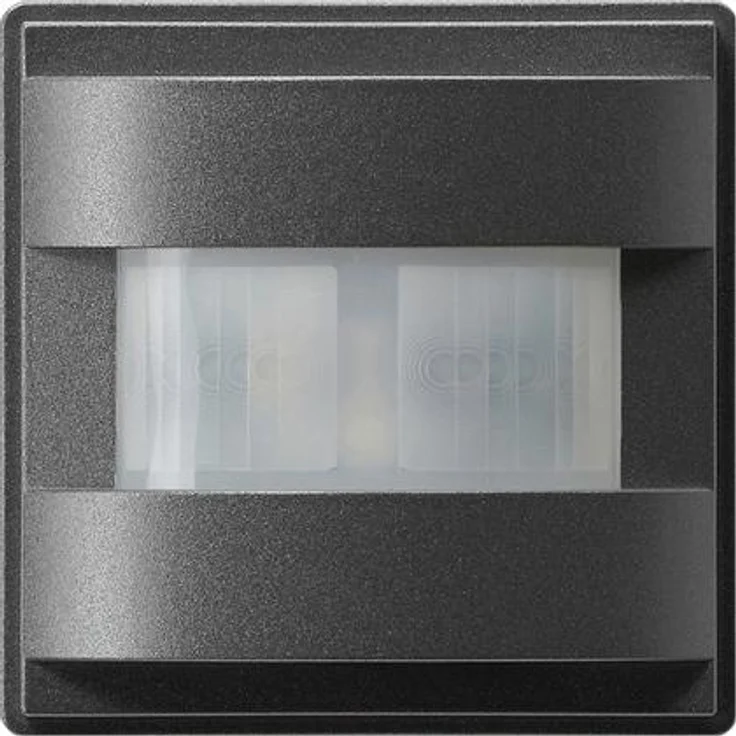 Gira System 3000 Bewegungsmelderaufsatz, 1,10 m Standard mit NLZ, Anthrazit, automatisches Schalten von Beleuchtung, einstellbare Nachlaufzeit und Helligkeitsschwelle