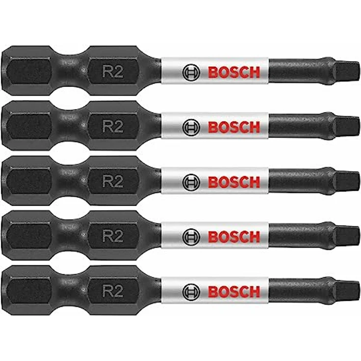 Bosch Impact Tough Square #2 Einsatz Bits, ITSQ2205, 5er-Pack - einseitig, 2 Length – Bild 1