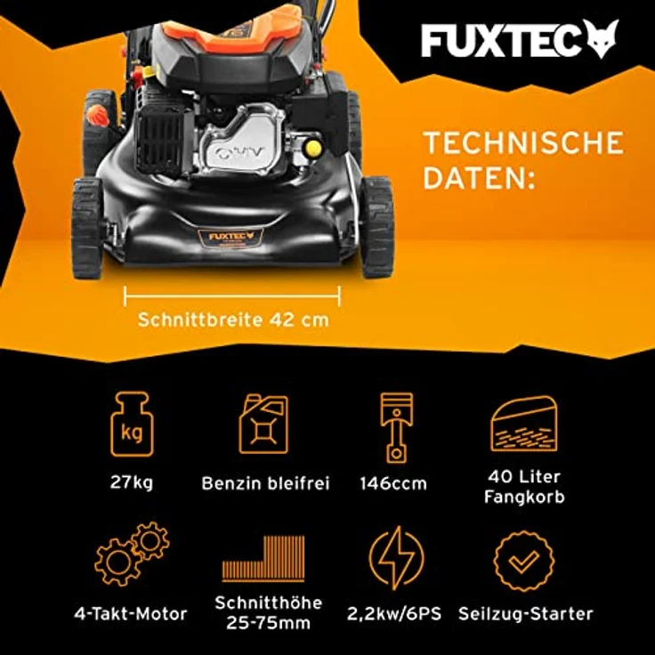 Benzin Rasenmäher FX-RM4346 – Bild 3