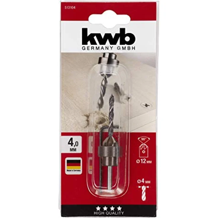 aufstecksenker-depth Stop-Bohrer-Set 4SB – Bild 2