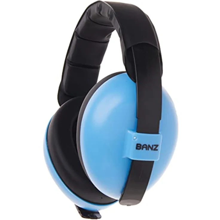 BabyBanz GBB008 Baby-Gehörschutz, 0-3 Jahre, mit extra weichem Kopfbügel, Himmel Blau – Bild 5