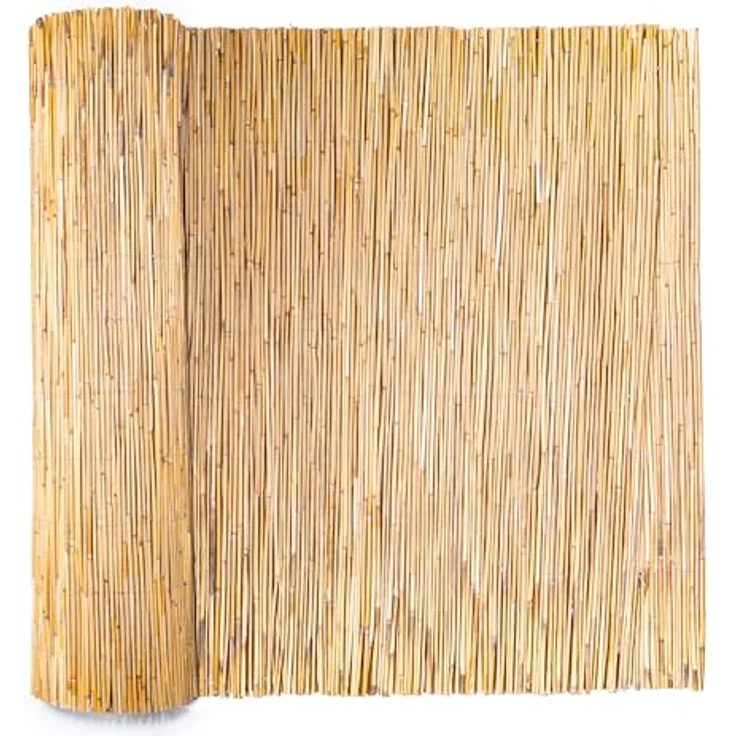 Intergo Schilfrohrmatte sichtschutz windschutz sichtschutzmatte schilfmatte 100x300cm – Bild 2