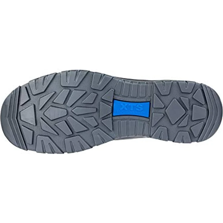 Albatros UNIT BAU MID S3S FO SR Sicherheitsschuh, rutschfeste XTS Trekstar Laufsohle, Schuhgröße 45, Schwarz/Blau – Bild 2
