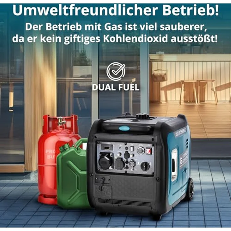 Könner & Söhnen KS 5500iEG S Inverter Stromgenerator, 5500W Notstromaggregat für zuverlässige Energieversorgung – Bild 3