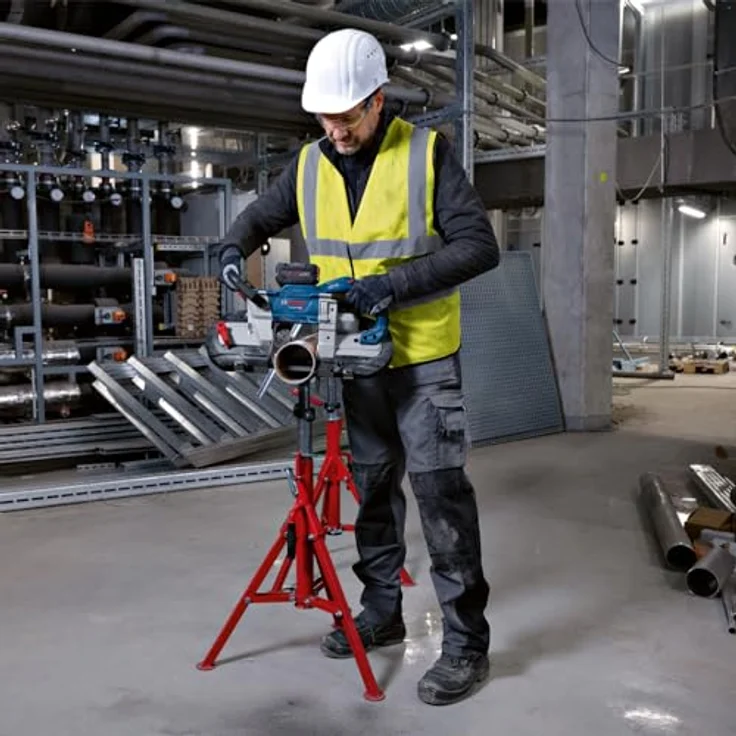 Bosch Professional Bandsäge Akku-Bandsäge GCB 18V-127, Metallschneiden mit hoher Leistung, vibrationsarm und funkenfrei – Bild 6