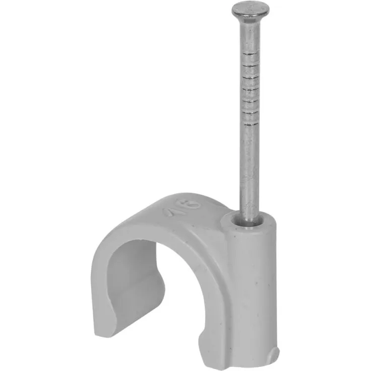 Haft-Clip, 7 - 11-25 mm, grau, OBO 7 - 11 mm 25 mm