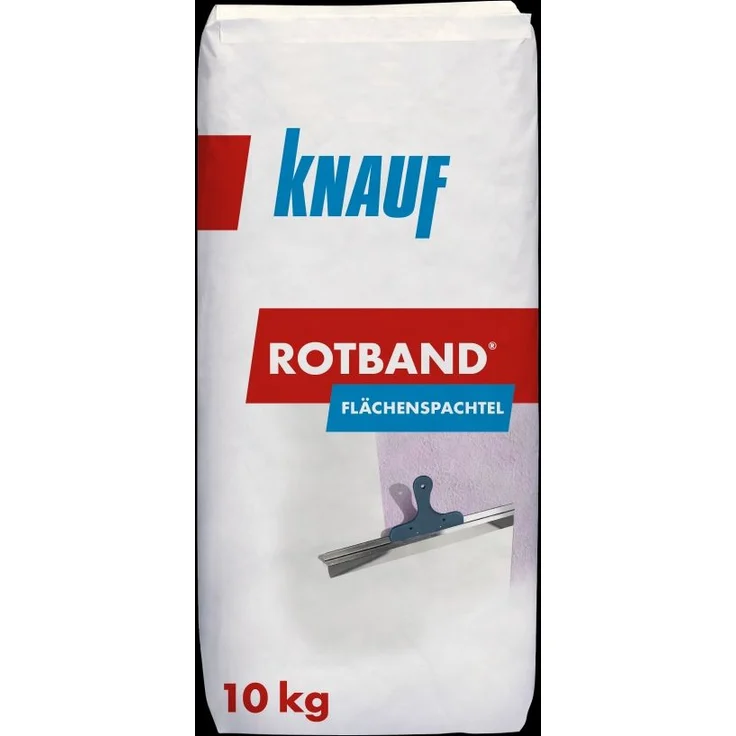 Knauf Rotband Flächenspachtel weiß, 10 kg – Bild 3