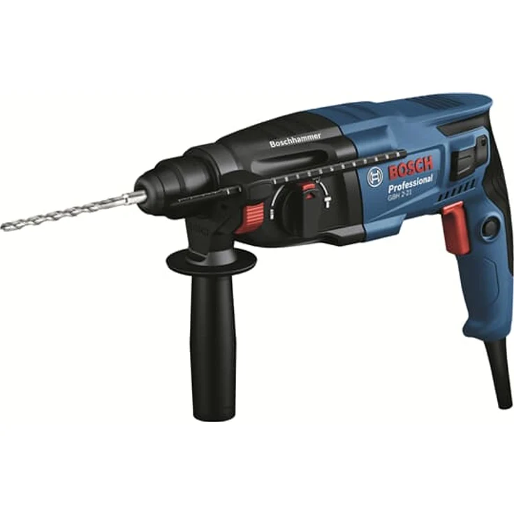 Bosch Professional GBH 2-21 SDS-Plus Bohrhammer inkl. 3 tlg. Bohrersatz und Handwerkerkoffer – Bild 3