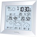 Direkt Wetter WD2000 Internet Wetterstation mit kostenloser Direkt Wetter App, WLAN Wetterstation, 4 Tagesvorhersage