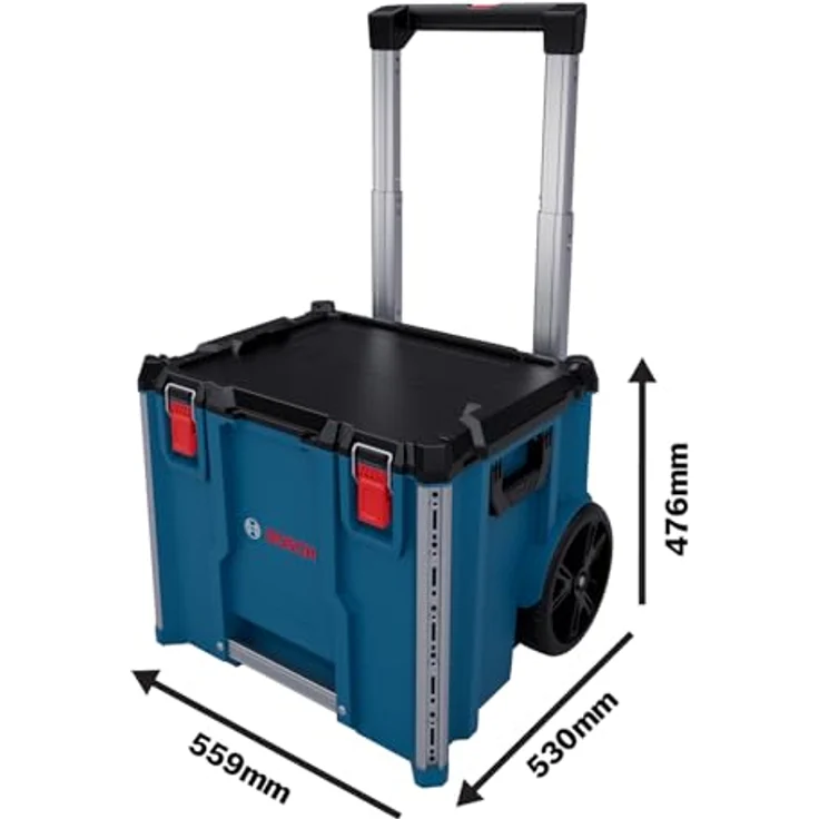 Bosch L-Boxx Contractor 476, System-Koffer mit schlagfestem Gehäuse, IP65 Wetterbeständigkeit und modularer Steckverbindung – Bild 4