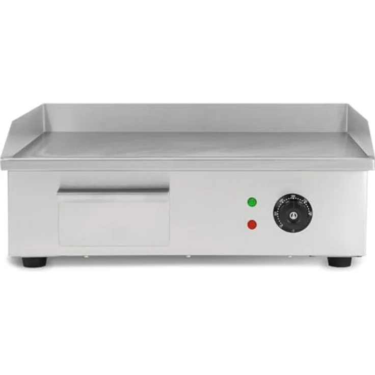 VERTES FA6-G8-01 Elektro Grillplatte 3000 W, Edelstahl, 55 x 35 cm, Temperaturbereich 50 bis 300 °C – Bild 3