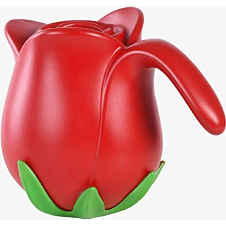 Gießkanne Rose 1,55 L rot Blumen Garten Kinder Kunststoff Haus süß Rosen Form – Bild 4