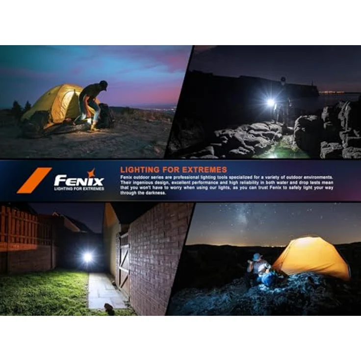 Fenix Light CL22R, Akku Camping-Leuchte mit 500 lm, 360°-Beleuchtung, rotes Licht, IP65, grün – Bild 3