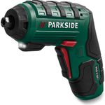 PARKSIDE® 4 V Akku-Schrauber »PAS 5 D5«, in Geschenkbox, mit USB-Ladekabel, 30-teiligem Bit-Satz, LED-Arbeitsleuchten, Kompakt design