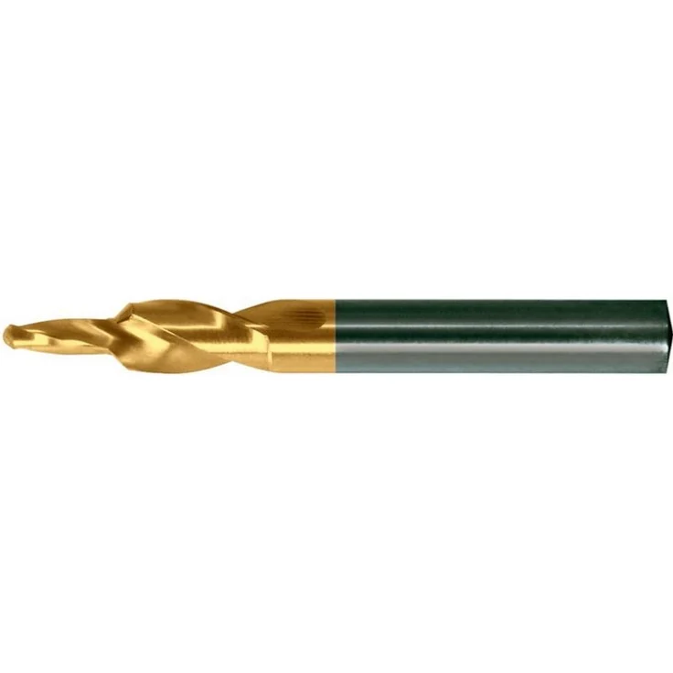Gühring Kurzstufenbohrer HSS TiN beschichtet, 90° Kernloch, Ø 5 mm, Form A, 70 mm Länge