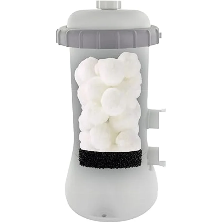 COIL Aqualoon Filterbälle, Kartuschenfilter für Pool, 70g, Ersatz für Bestway Typ III und Intex Typ A, Blau – Bild 6