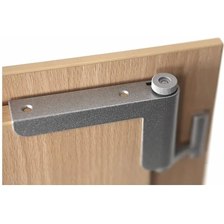 ClipClose TS silber mini Türschließer Türanlehner für Zimmertüren - ohne Bohren und Schrauben – Bild 2