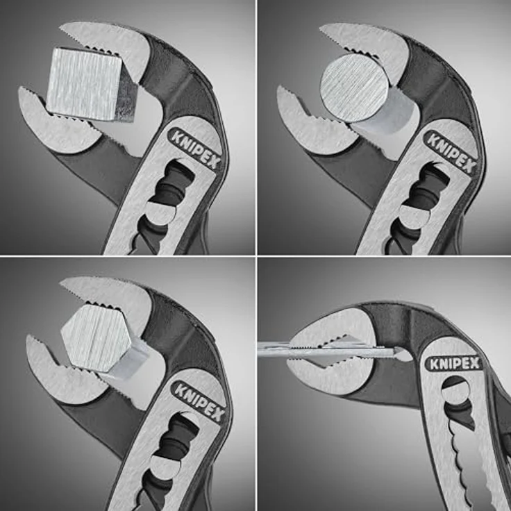 KNIPEX 88 02 180 Alligator Wasserpumpenzange schwarz atramentiert mit Mehrkomponenten-Hüllen 180 mm – Bild 4