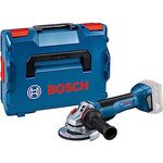Bosch Professional 18V System Akku-Winkelschleifer GWS 18V-10 P (bürstenloser Motor, Leistung wie kabelgebundener Schleifer mit 1.000 W, KickBack Control, Intelligent Brake System, in L-BOXX)