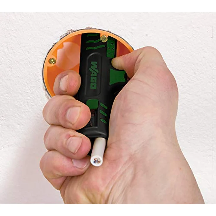 WAGO Universal-Entmanteler 206-1442 | Ergonomische, rutschfeste Griffzonen, sichere Verriegelungstechnik, für Durchmesser von 8 mm bis 13 mm – Bild 4