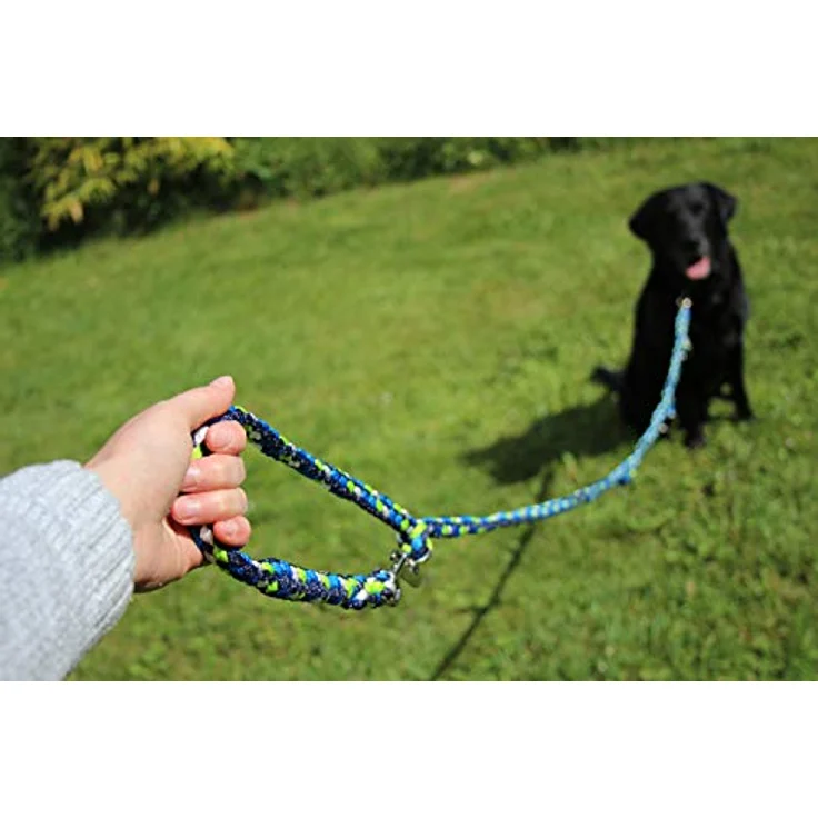 Activity4Dogs Geflochtene Hundeleine, 4-fach verstellbar, 2,80 m lang, für große Hunde, bunt, Made in Germany – Bild 3