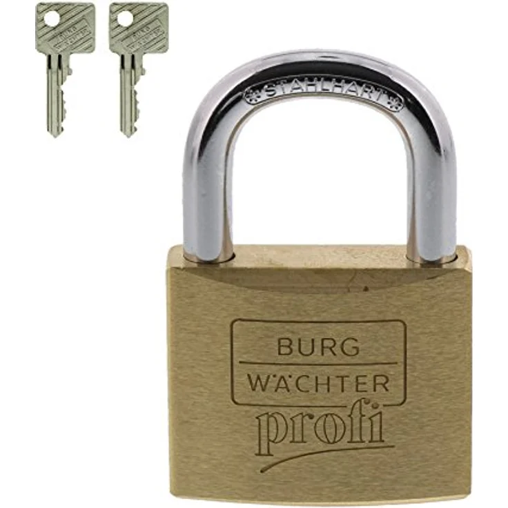 BURG-WÄCHTER Vorhängeschloss, Profi 116 50 SB, inkl. 2 Schlüssel, Bügelstärke: 8 mm – Bild 6