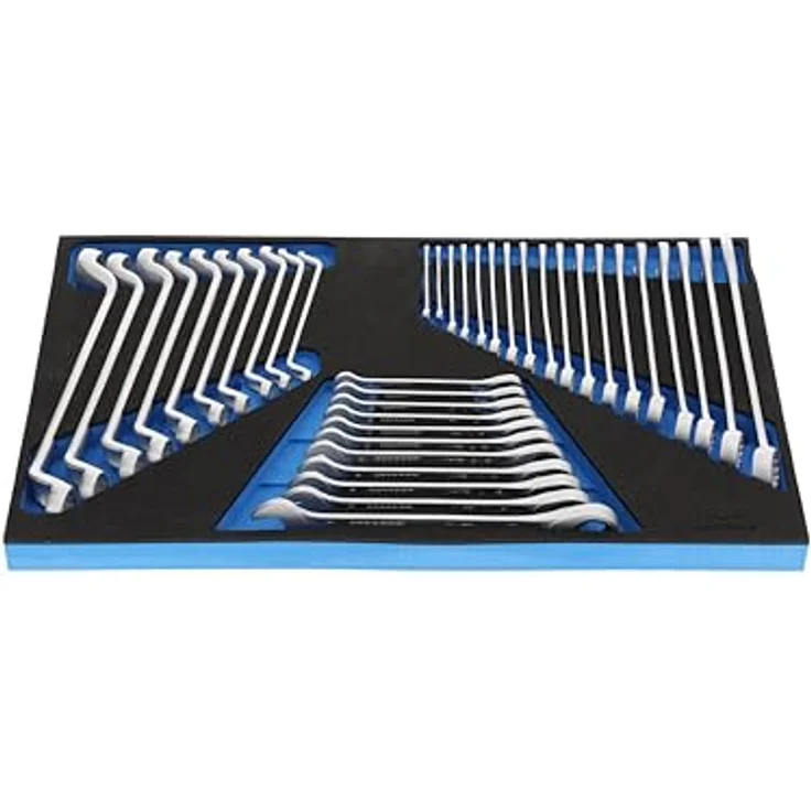 Gedore Ring-Maulschlüssel-Sortiment, 39-tlg. in Check-Tool-Modul mit bestücktem Werkzeug, Maße 633 x 390 x 35 mm – Bild 5