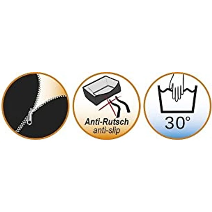 Nobby Donut SEOLI dunkelgrau hellgrau Ø 45 cm – Bild 2