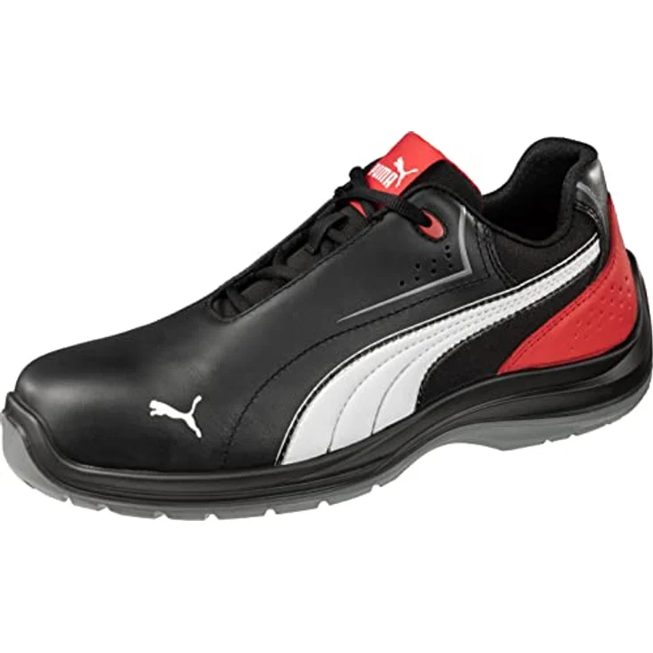PUMA Safety TOURING BLACK LOW, Sicherheitsschuh mit Duo-PU Sohle und MOTO PROTECT Technologie, schwarz – Bild 1