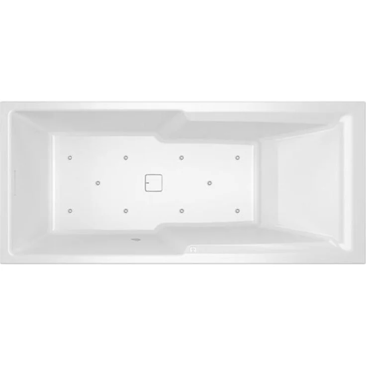 Riho Still Shower Badewanne, rechteckig mit Air-System, zur Einbauversion 2