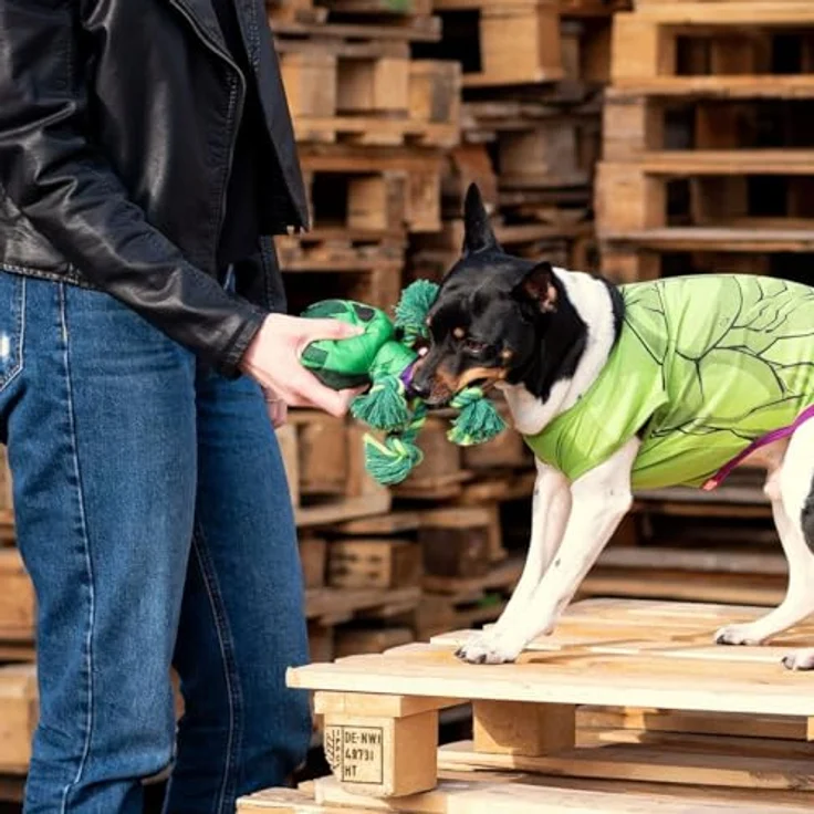 CERDÁ - for Fan Pets | Hulk Zahnseil Plüschtier - Offizielle Marvel Lizenz, verstärktes Material, Zahngesundheit fördernd, 13 x 26 x 8 cm – Bild 3