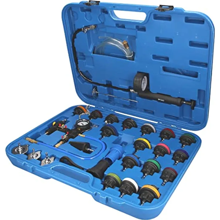BRILLIANT TOOLS BT521150 Master Kühlsystem-Diagnose-Satz, 28-tlg [Powered by KS TOOLS]