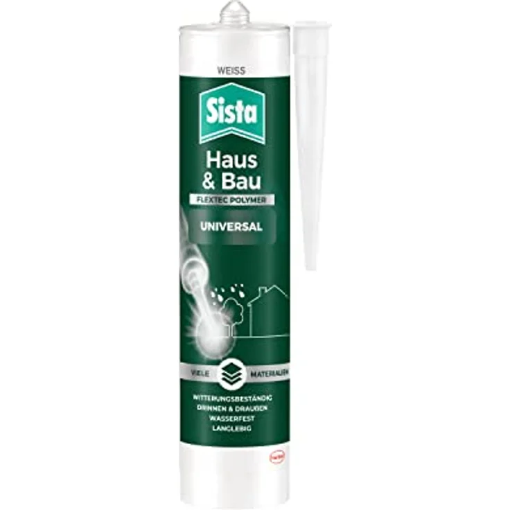 Sista Haus & Bau Dichtstoff Herstellerfarbe Weiß SHURW 280ml – Bild 2