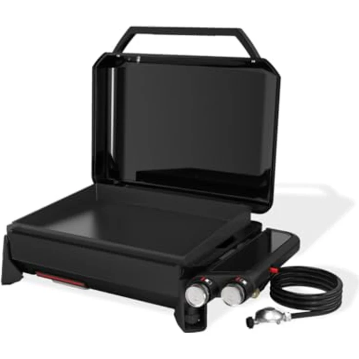 Weber Slate GP 56, Gasgrill in schwarz, 81 cm breit, 57,5 cm tief, 25 cm hoch – Bild 2